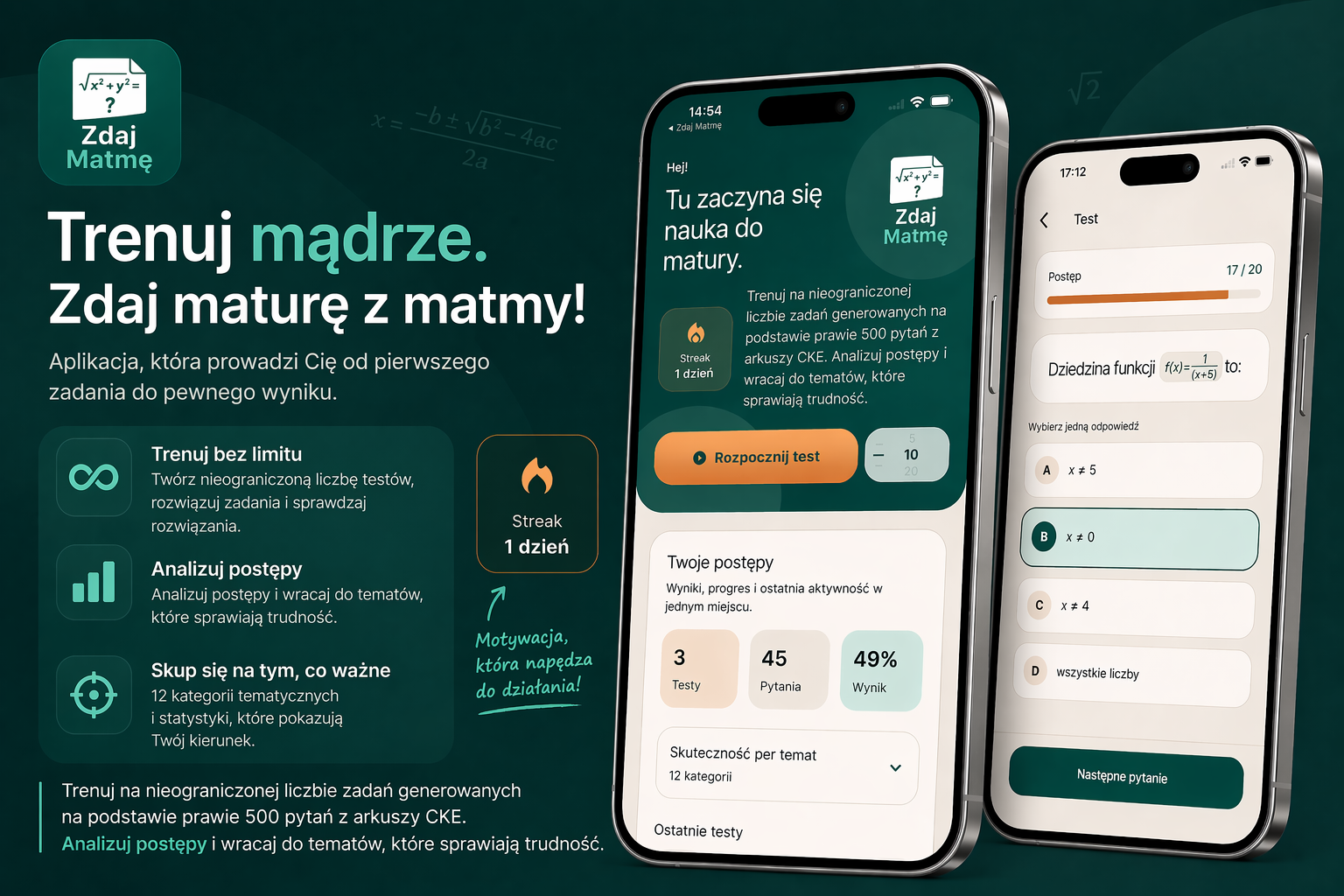 Aplikacja Zdaj Matmę